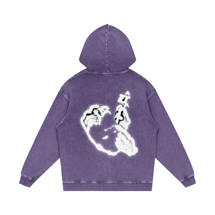 Enchantment Acid Wash Oversize Hoodie