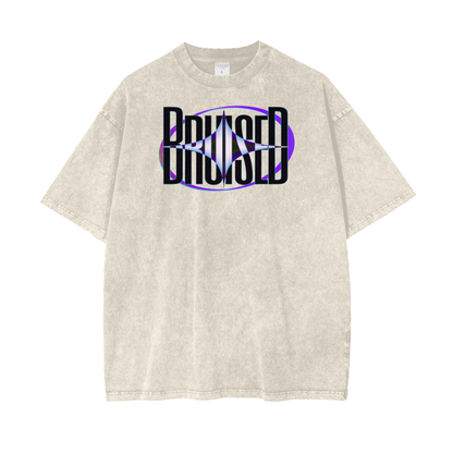 Officially Bruised Acid Wash Oversize T-Shirt -