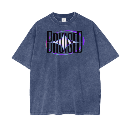 Officially Bruised Acid Wash Oversize T-Shirt -