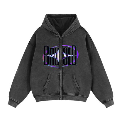 TOXIC PURPLE zip up