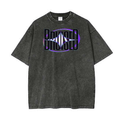 Officially Bruised Acid Wash Oversize T-Shirt -