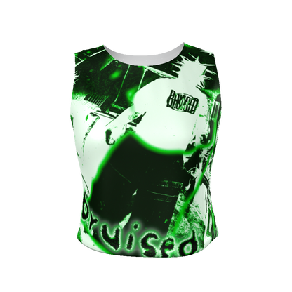 TOXIC Fitted Crop Tank Top